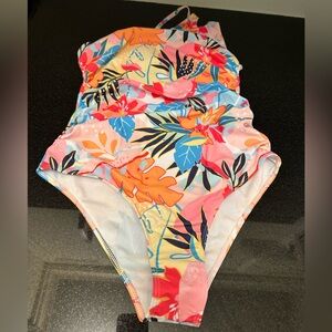 Tropical Floral Womens Swimsuit
